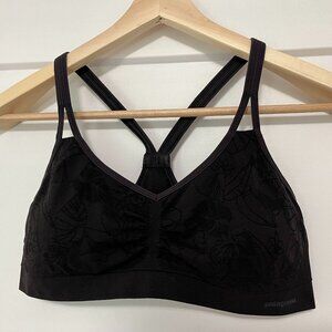 Patagonia Women's Racerback Barely Bra, Large, Black
